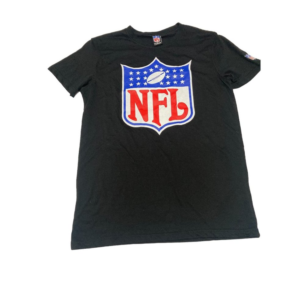 Official NFL Logo T-Shirt, Black, Small